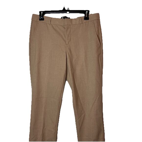 Banana Republic Ryan Slim Straight-Fit Washable Pants Camel/Tan Women's 6 - Picture 3 of 8